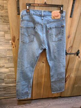 Levi's 513 Slim Straight Jeans in Light Blue Wash